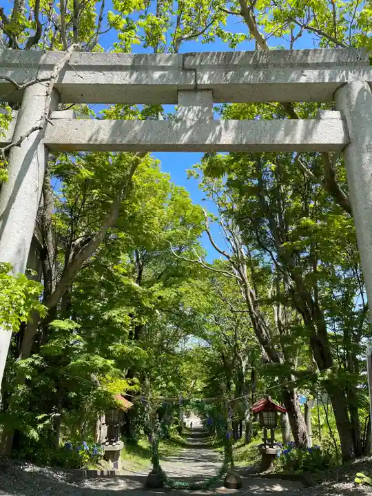 釧路一之宮 厳島神社の鳥居