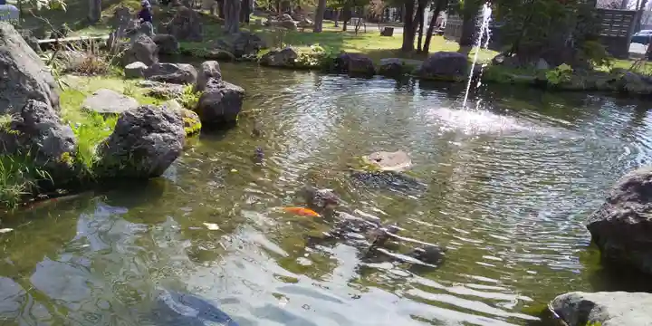 北海道護國神社の庭園