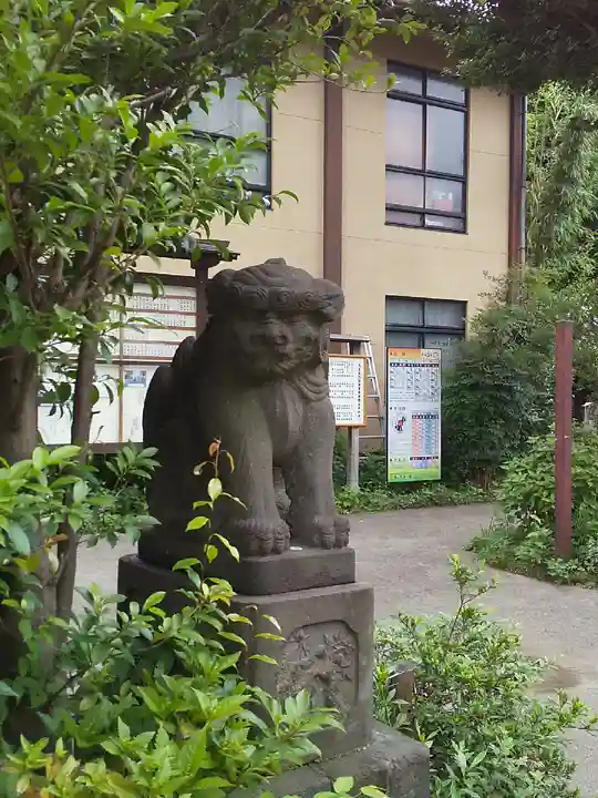 鷺宮八幡神社の狛犬