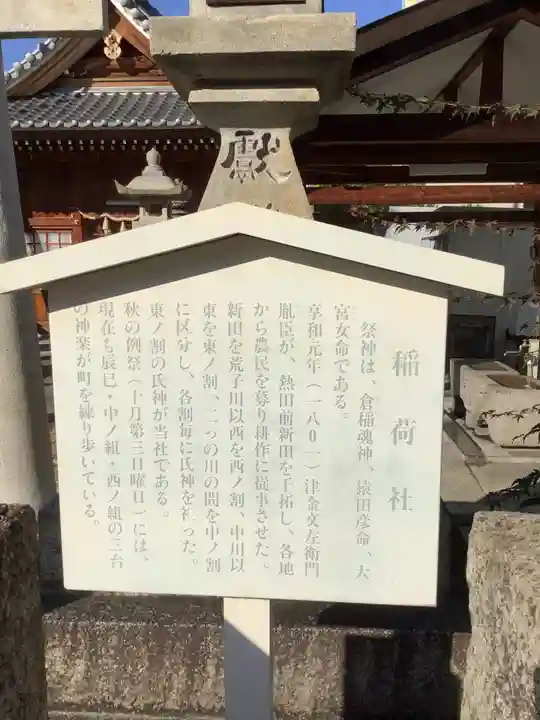 稲荷社(辰巳稲荷社)(愛知県)