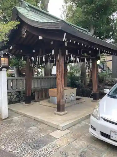 新宿下落合氷川神社の手水舎