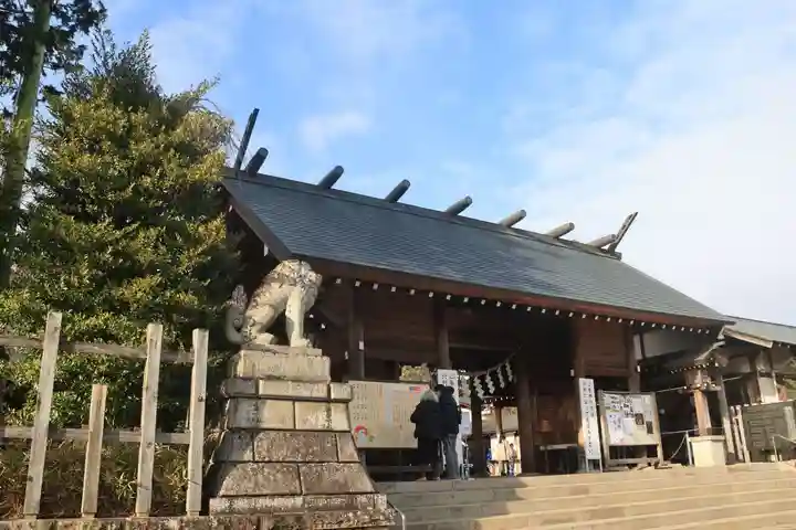 開成山大神宮の山門・神門
