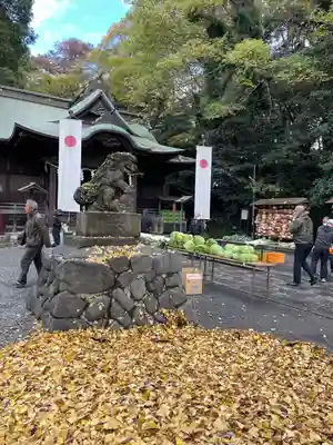 谷保天満宮の狛犬