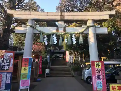 太子堂八幡神社の鳥居