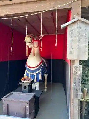 酒列磯前神社の像