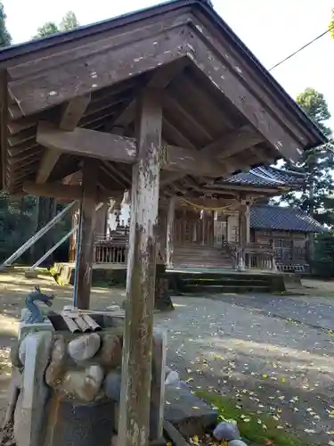 有磯神社の手水舎