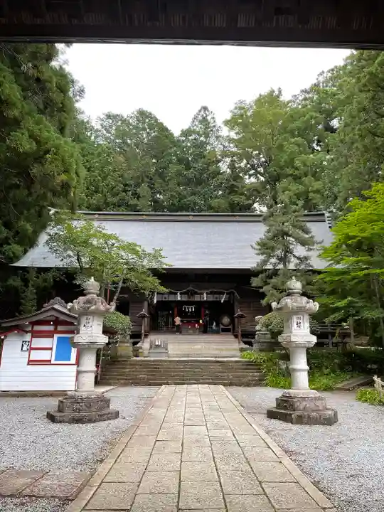 河口浅間神社の本殿・本堂