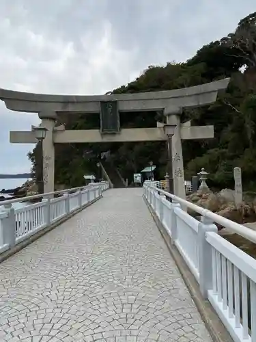 八百富神社の鳥居