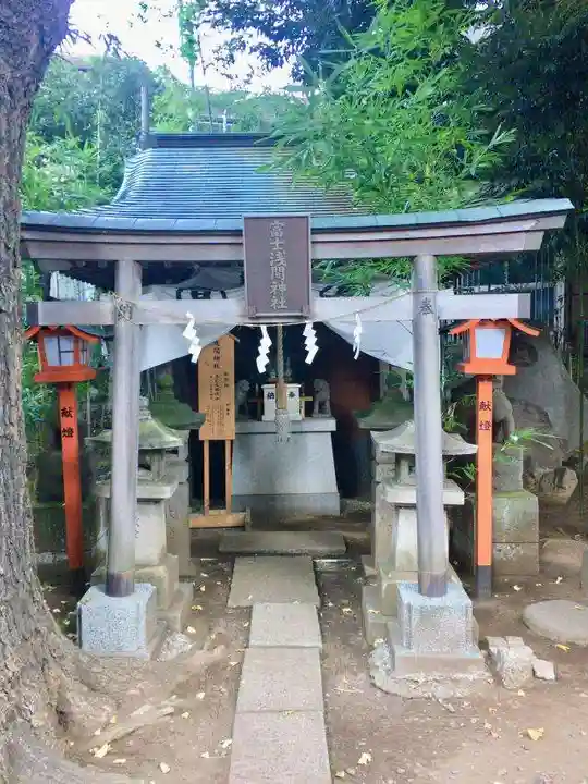 上目黒氷川神社の末社・摂社