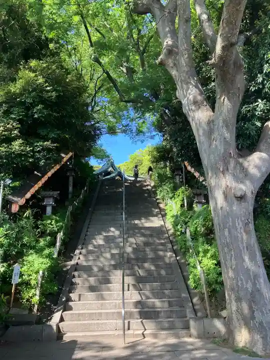 検見川神社の自然