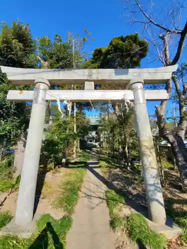 青麻神社の鳥居