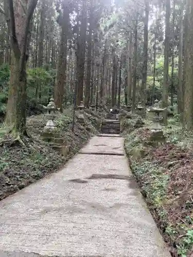 上色見熊野座神社の景色