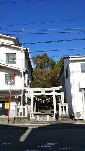 青木神社の鳥居