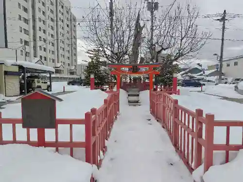 旭川銀座弁天神社の鳥居