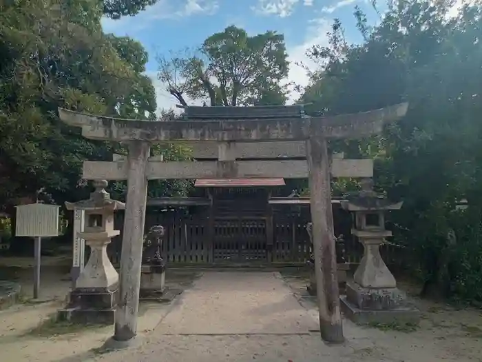 原田神社の鳥居