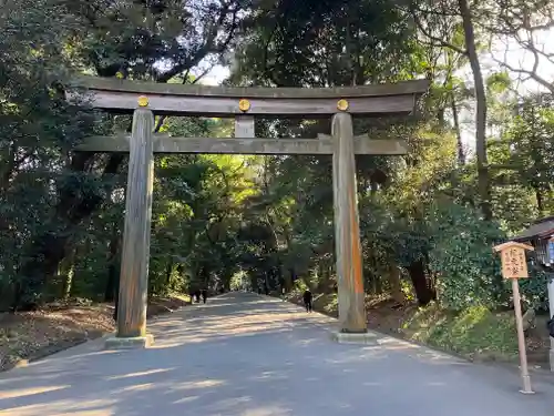 明治神宮の鳥居