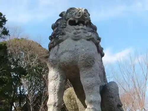 茨城縣護國神社の狛犬