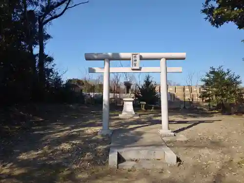 三渡神社の鳥居