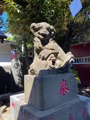 羽田神社の狛犬