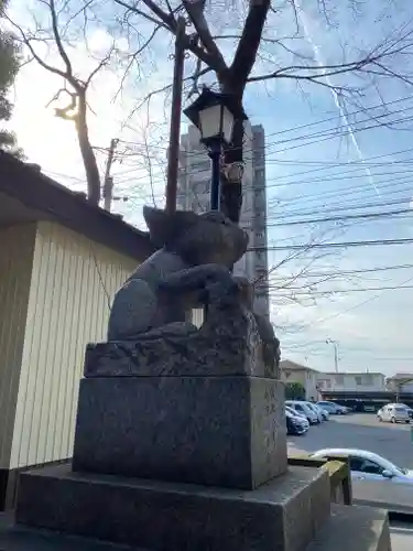 調神社の狛犬