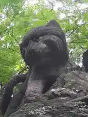 岩角山 岩角寺の狛犬