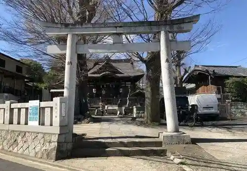 滝野川八幡神社の鳥居