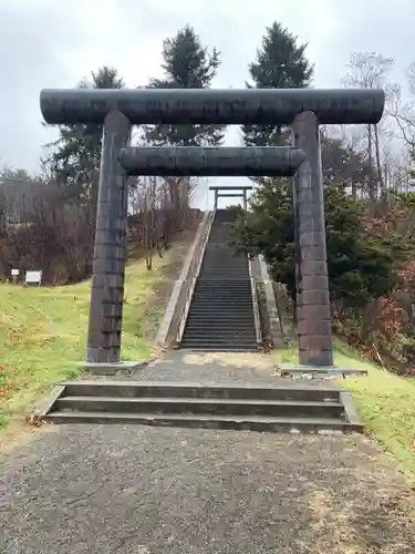 留辺蘂神社の鳥居