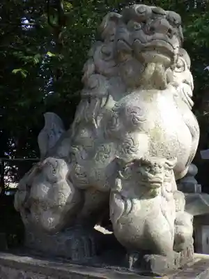 白山神社(二子町)の狛犬
