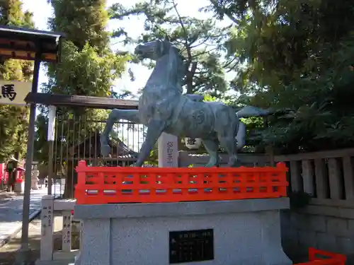 阿部野神社の狛犬