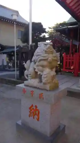 葛飾氷川神社の狛犬