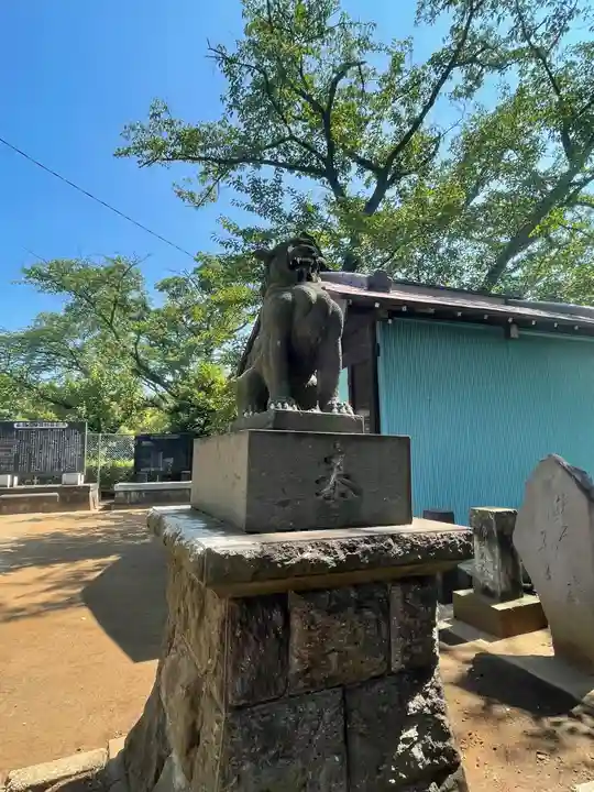 蘇羽鷹神社の狛犬