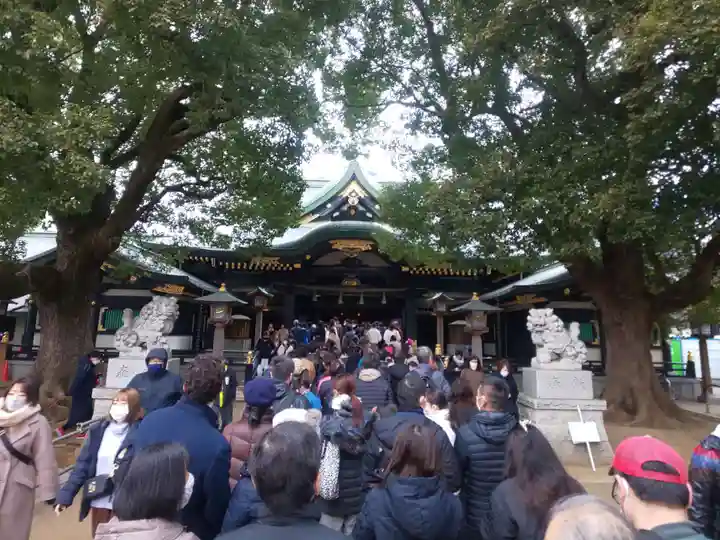 穴八幡宮の本殿・本堂