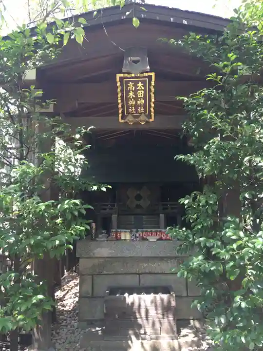 牛天神北野神社の末社・摂社