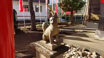 亀田森稲荷神社の狛犬