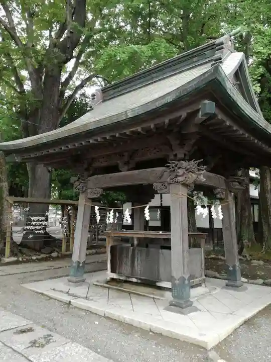 高城神社の手水舎