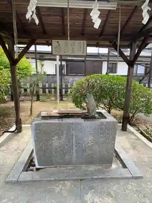 荒生田神社の手水舎