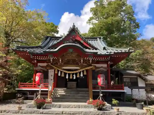 山中諏訪神社の本殿