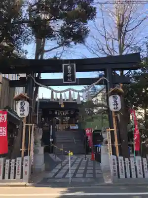 菊名神社の鳥居