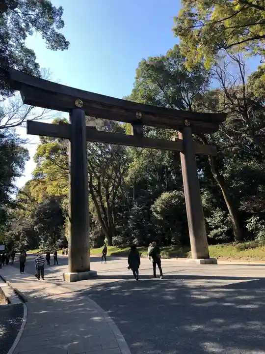 明治神宮の鳥居
