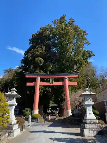 河口浅間神社の鳥居