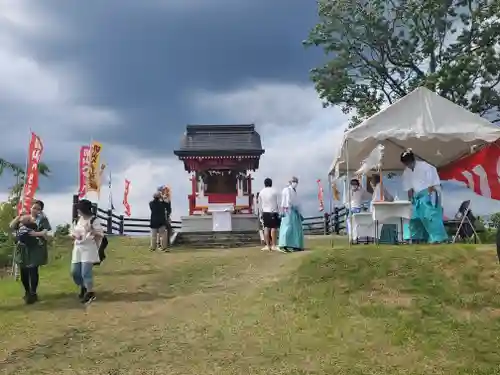 男浅間神社の本殿・本堂