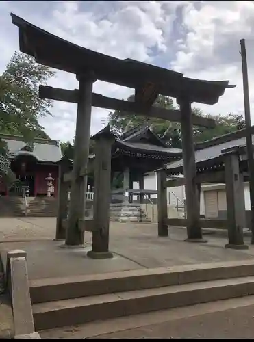 簳幹八幡宮の鳥居