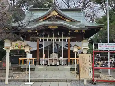 鎮守氷川神社の本殿・本堂