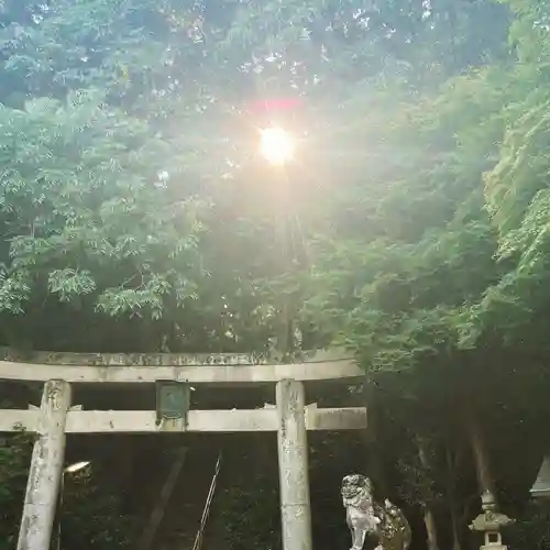 建水分神社の鳥居