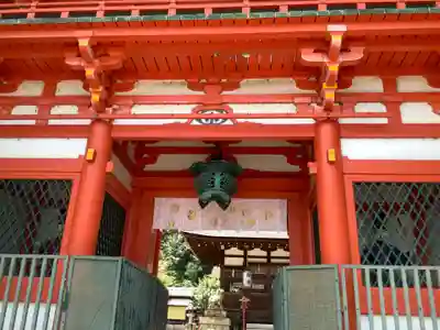 長等神社の山門・神門