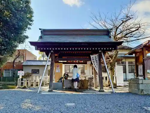 白山神社（二子町）の手水舎