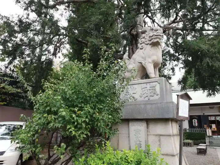 下神明天祖神社の狛犬