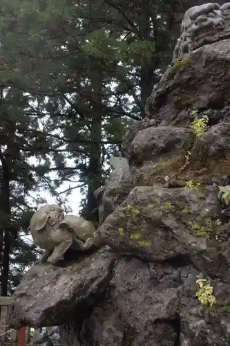 大山阿夫利神社の狛犬