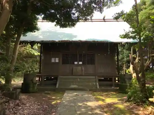 白旗神社の本殿・本堂