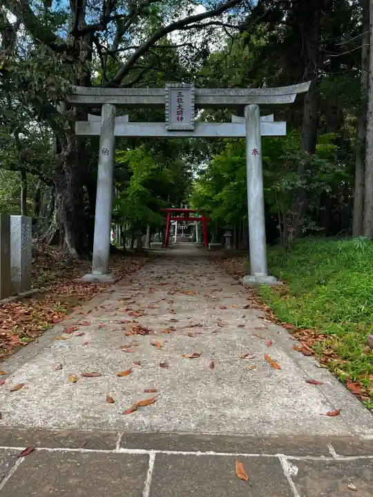 三社神社の{uncategorized: "未分類", other: "その他", undefined: "問題あり", building: "その他建物", grave: "お墓", sacred_gate: "鳥居", guardian: "狛犬", statue: "像", buddha: "仏像", history: "歴史", nature: "自然", garden: "庭園", animal: "動物", pagoda: "塔", temizu: "手水舎", mountain_gate: "山門・神門", sanctuary: "本殿・本堂", subordinate: "末社・摂社", art: "芸術", scenery: "景色", jizo: "地蔵", ema: "絵馬", goshuin: "御朱印", omikuji: "おみくじ", items: "授与品その他", amulet: "お守り", goshuincho: "御朱印帳", eats: "食事", festival: "お祭り", votive_dance: "神楽", shichigosan: "七五三参", wedding: "結婚式", experience: "体験その他", initially: "初詣", around: "周辺", anti_infection: "感染症対策"}